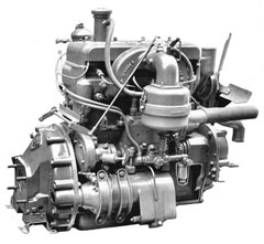 Hanomag Motortyp D19 = Schlepper Typen RL20, SS/ST 20, R25 mit D19 Motor